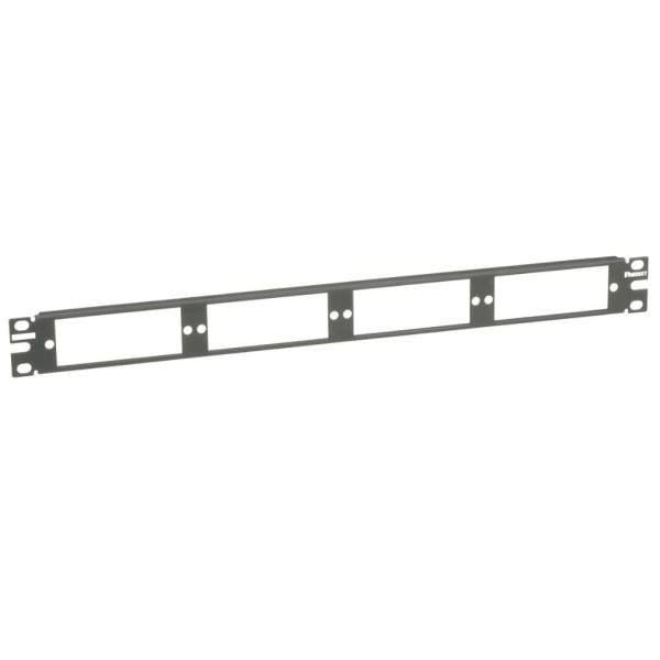 PANDUIT - Glasfaser-Patchpanel flach schwarz 1HE