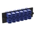 PANDUIT - LC-Glasfaseradapterpanel OS1/OS2 12x LC-Duplex blau
