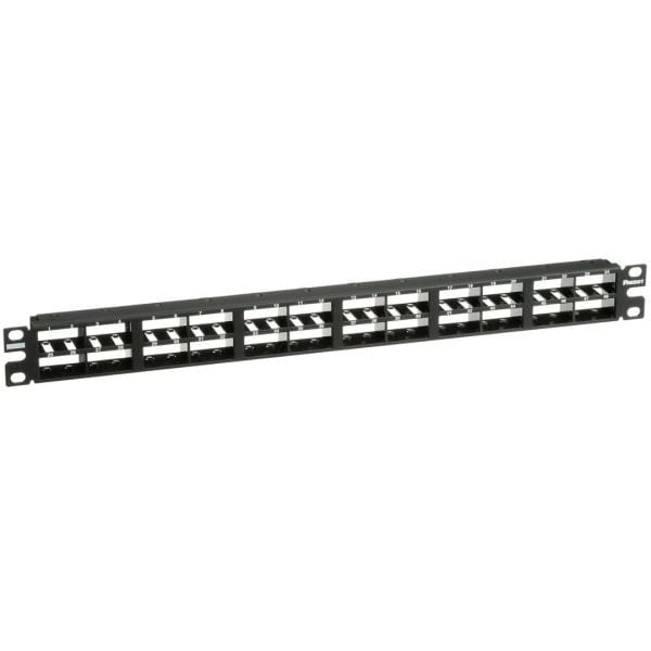 PANDUIT - Mini-Com Patchpanel 48 Ports 1 HE schwarz