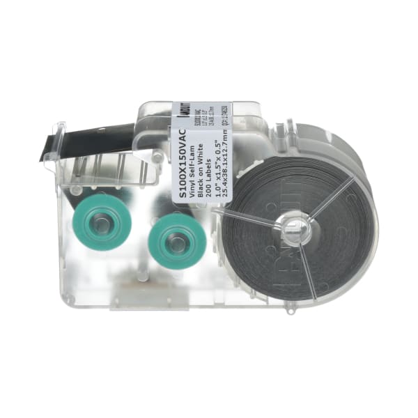 PANDUIT - Etikett selbstlaminierend, B 25,4mm L 38,1mm P 12,7mm weiß Mat. Vinyl 200 St.