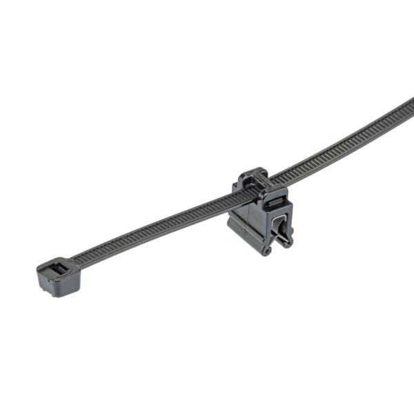 PANDUIT - Kantenclip mit Kabelbinderbefestigung (parallel), 100 PK