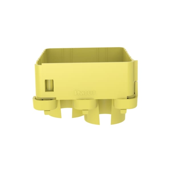 PANDUIT - FiberRunner® 2-Port-Kabelabgang, 4x4, gelb