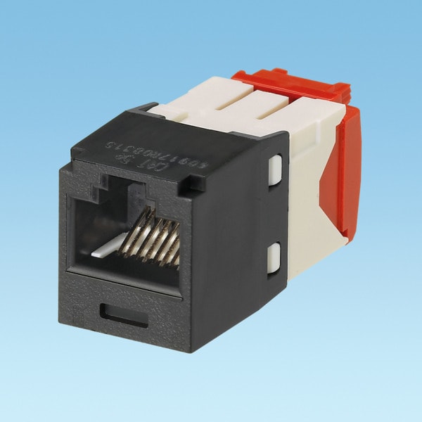 PANDUIT - Mini-Com Modul 1xRJ45 Cat.5 UTP schwarz