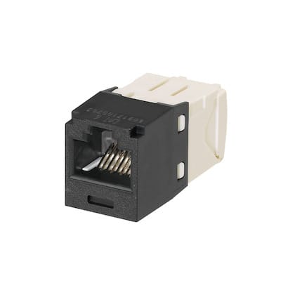 PANDUIT - Mini-Com Modul 1xRJ45 Cat.6 UTP schwarz