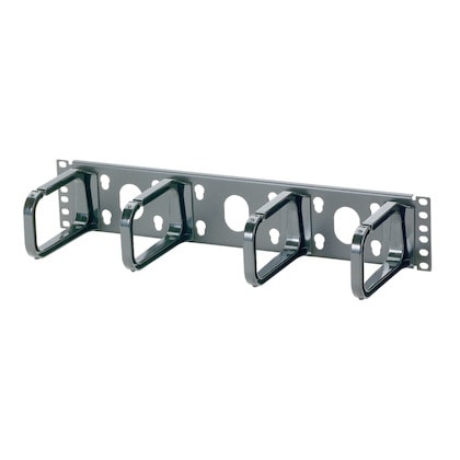 PANDUIT - 19'' Rangierpanel mit Kabeldurchführung 2HE schwarz