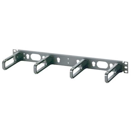 PANDUIT - 19'' Rangierpanel mit Kabeldurchführung 1HE schwarz
