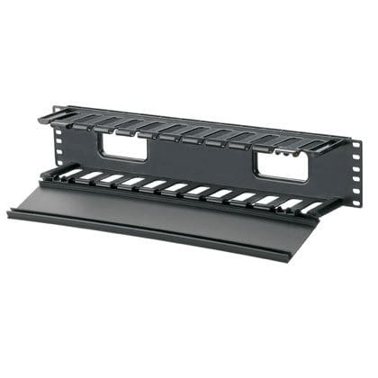 PANDUIT - Kabelmanager / Kabelführungspanel horizontal 2HE schwarz