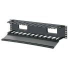 PANDUIT - Kabelmanager / Kabelführungspanel horizontal 2HE schwarz