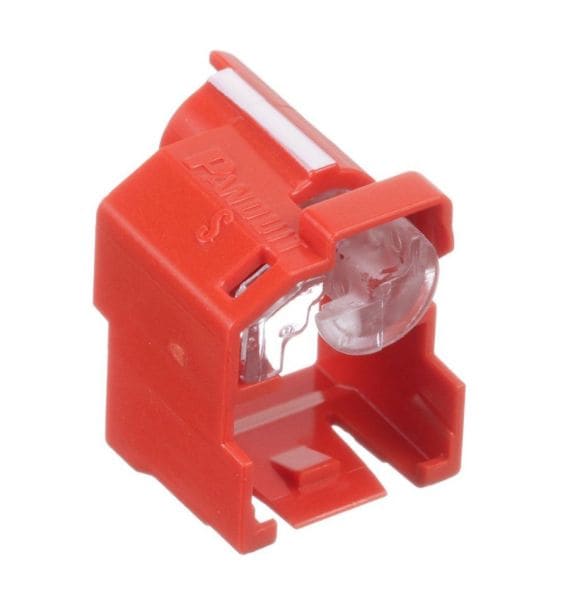 PANDUIT - RJ45 Absteckschutz (10 Stk mit 1 Entriegelungswerkzeug) rot