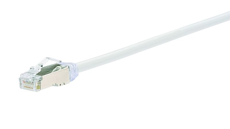 PANDUIT - Patchkabel Kat.6A F/UTP 4x2xAWG28 halogenfrei 0,5m grau