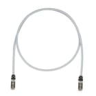 PANDUIT - Patchkabel Kat.6A S/FTP halogenfrei LSZH 0,5m grau