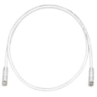 PANDUIT - Patchkabel Kat.6 U/UTP halogenfrei 1m weiß