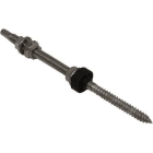 SONEPAR HW - Stockschraubenset DIN 6923 A2 M12x400 + EPDM + Muttern