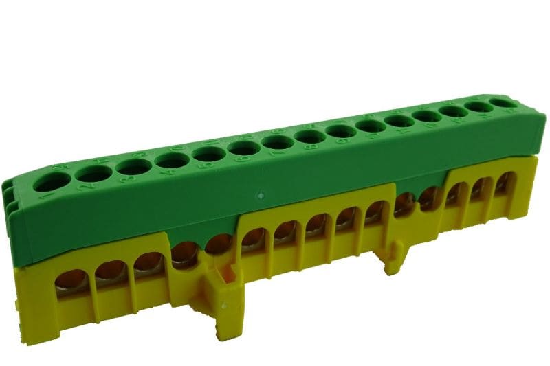 POLLMANN - Schutzleiterklemme PE15-F2 grün