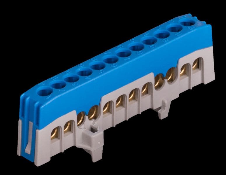 POLLMANN - Nulleiterklemme N12-F2 blau