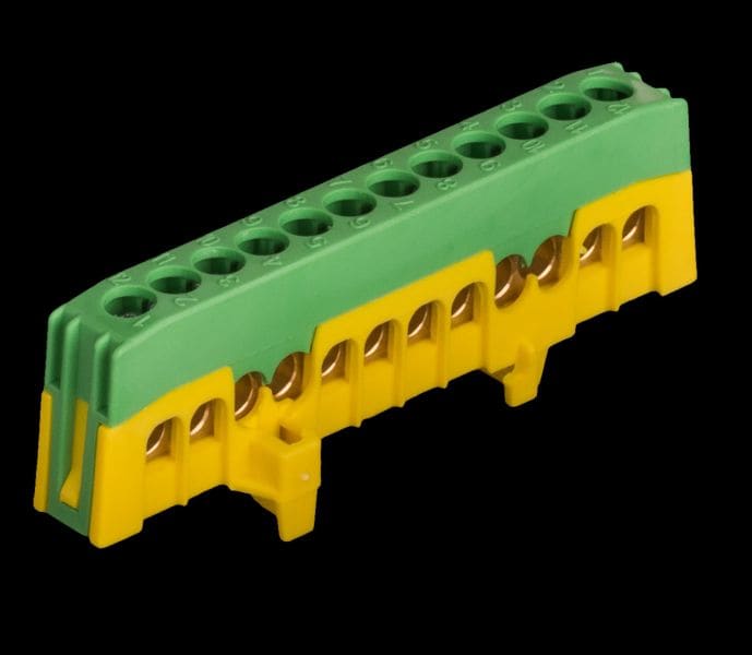 POLLMANN - Schutzleiterklemme PE12-F2 grün