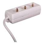 POLLMANN - Tischsteckdose TSD 3-fach 3m 45 Grad ws, vers. n.