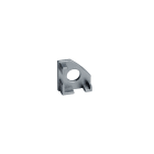 BILTON LEDON - BLine E-S-COR01 Endkappe silber für Profil P-S-COR01 u. Abd. C-S-01 mit Boh