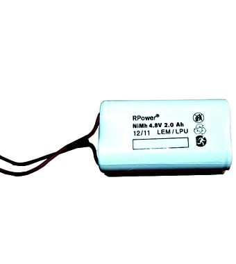 CSLM - RPOWER, Akku NiMH 4,8V 2,0Ah für Einzelbatterieleuchten LED