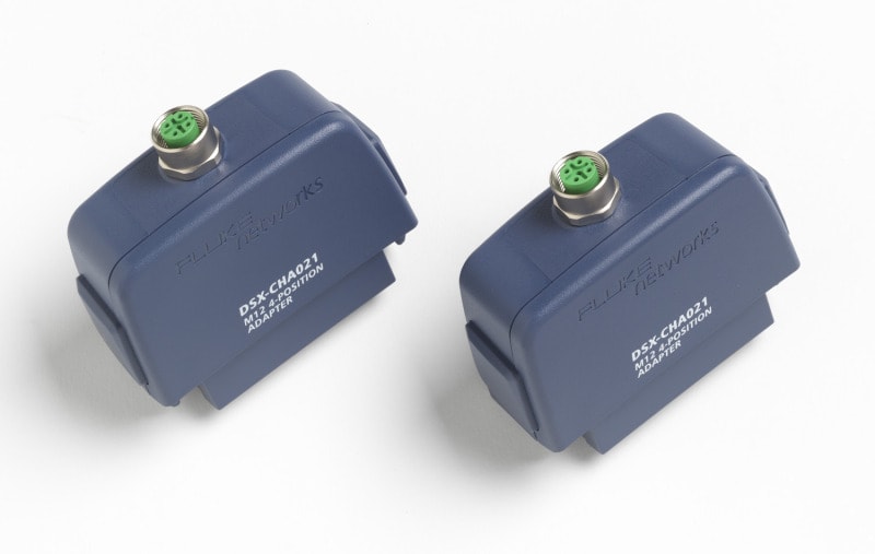 FLUKE NETWORKS - DSX Channel-Adapter-Set für M12-Ethernet-Netzwerke (4-polig)