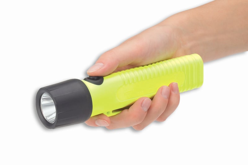 ACCULUX - Hand-und Helmleuchte, IP68, Zone 1 / 4xAA Batterien