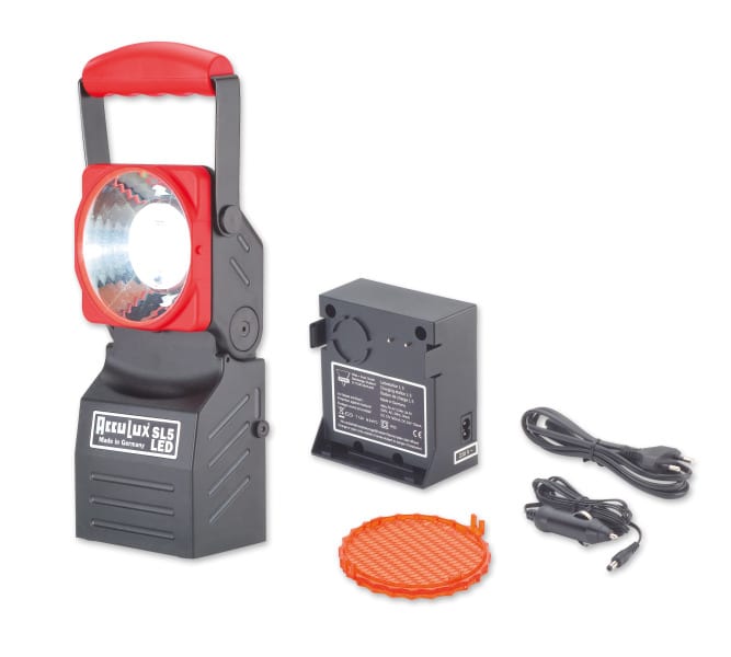 ACCULUX - Set Arbeitsleuchte ohne NLF, 3W Power LED, IP54, Ladestation