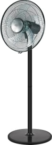 BE COOL - Stand/Tischventilator 40cm 50W H:125cm 3St. osz. schwarz