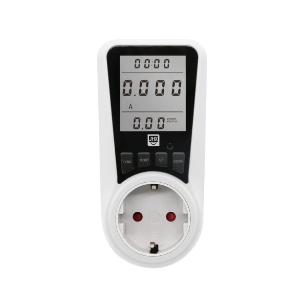 SHX - Energiekostenmessgerät LCD-Display max.16A/3680W Akku ws