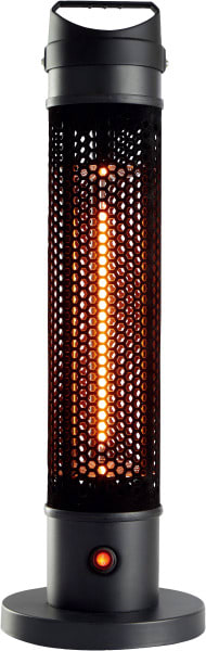 SHX - Infrarot Standheizstrahler b.3m² 800W Umkippsch IP44 sw
