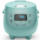 REISHUNGER - Mini-Reiskocher 350W 0.6L 8Funkt. Antih. Timer Warmh. mint