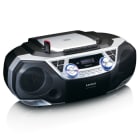 LENCO - Boombox 2x6W FM/DAB+ CD BT MP3 Kassette USB FB si-sw