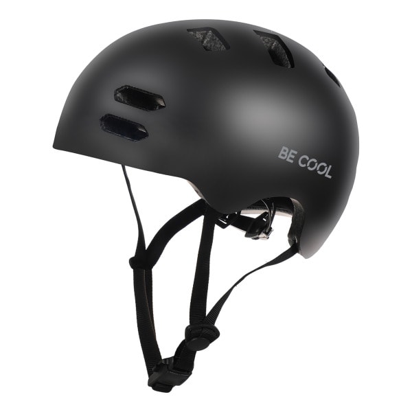 BE COOL - Schutzhelm f.Kinder/Jugendl. M 55-58cm sw