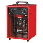 SHX - Industrie-Heizlüfter 5000W 3St. Thermostat Ü-Schutz rot
