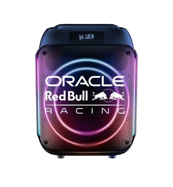 ORACLE RED BULL RACING - Lautsprecher BT 40W (RMS) USB FB Disp LED-Bel. Akku sw