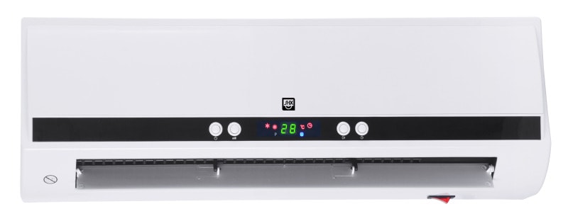 SHX - PTC-Heizlüfter Wand 2000W 2St 3Modi Thermostat Timer Ü-Schutz FB ws