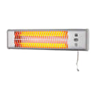 SHX - Wand-Heizstrahler 1200W b.20m² 2Stufen IP24 Ü-Schutz silber