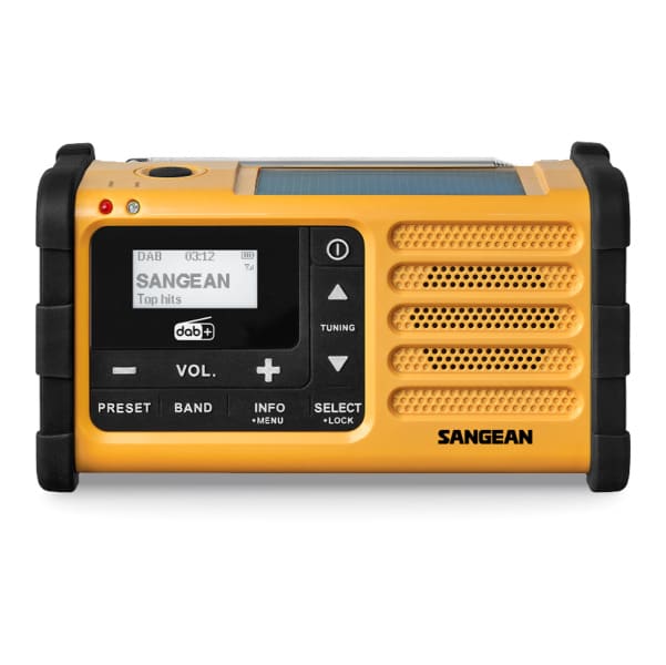 SANGEAN - Notfallradio MMR-88 DAB+ (USB-C) Yellow
