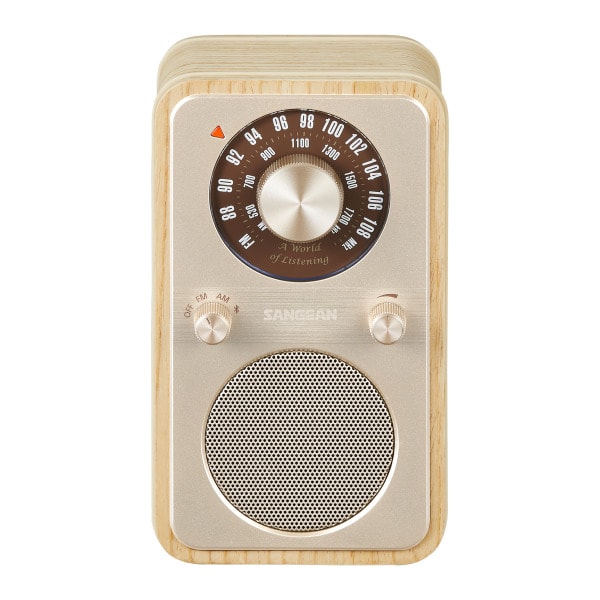 SANGEAN - Radio im Holzgehäuse WR-9 White Ash
