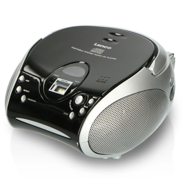 LENCO - Boombox SCD-24 black/silver
