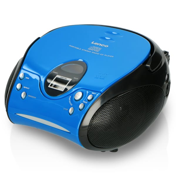 LENCO - Boombox SCD-24 blue/black