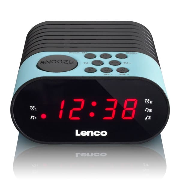 LENCO - Uhrenradio CR-07 blue