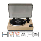 LENCO - Plattenspieler LBTA-166 silver