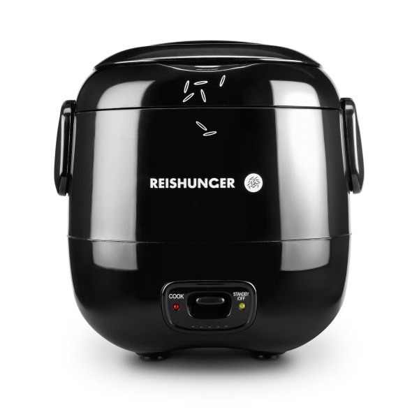 REISHUNGER - Mini Reiskocher mit Keramikinnentopf Schwarz