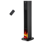BE COOL - Design Turm-Heizlüfter mit Kamineffekt 2200W