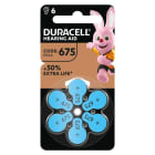 DURACELL - Batterie f. Hörgeräte EasyTab 675 ohne Quecksilber 1Bli=6Stk