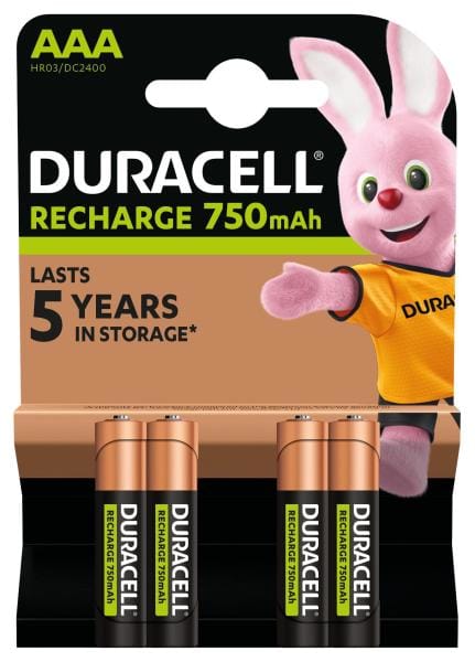 DURACELL - Akku AAA (HR03) aufladbar 750mAh B4