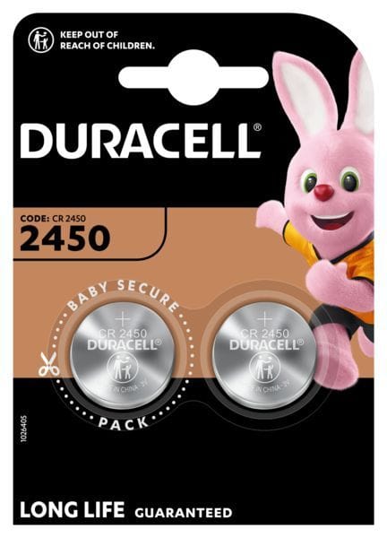 DURACELL - Knopzfelle Elektronik Lithium 2450 1Bli=2Stk