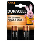 DURACELL - Batterie Plus Mainline Alkal. Micro AAA LR03 1.5V 1Bli=4Stk