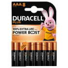 DURACELL - Batterie Plus Mainline Alkal. Micro AAA LR03 1.5V 1Bli=8Stk