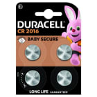 DURACELL - Knopfzelle Elektronik Lithium 2016 1BLI=4Stk
